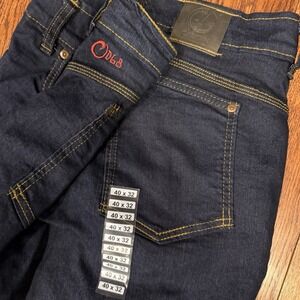 NWT Origin Delta 68 Performance Jeans Dark Blue Wash Men 40x32 Legit Fit Stretch